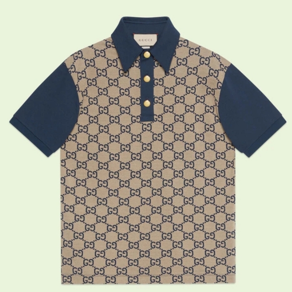 Mens, s, Gucci silk&cotton polo - Picture 2 of 12